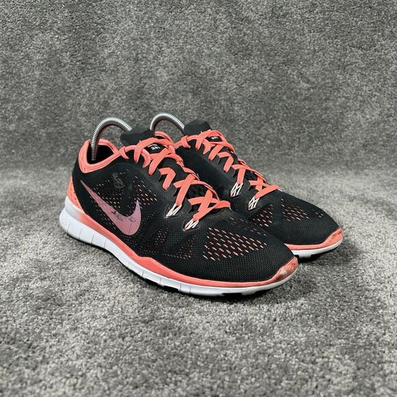 Nike Free TR Fit 5 718932-003 Women’s Size 8 Black Pink Athletic Running Shoes - Picture 3 of 13